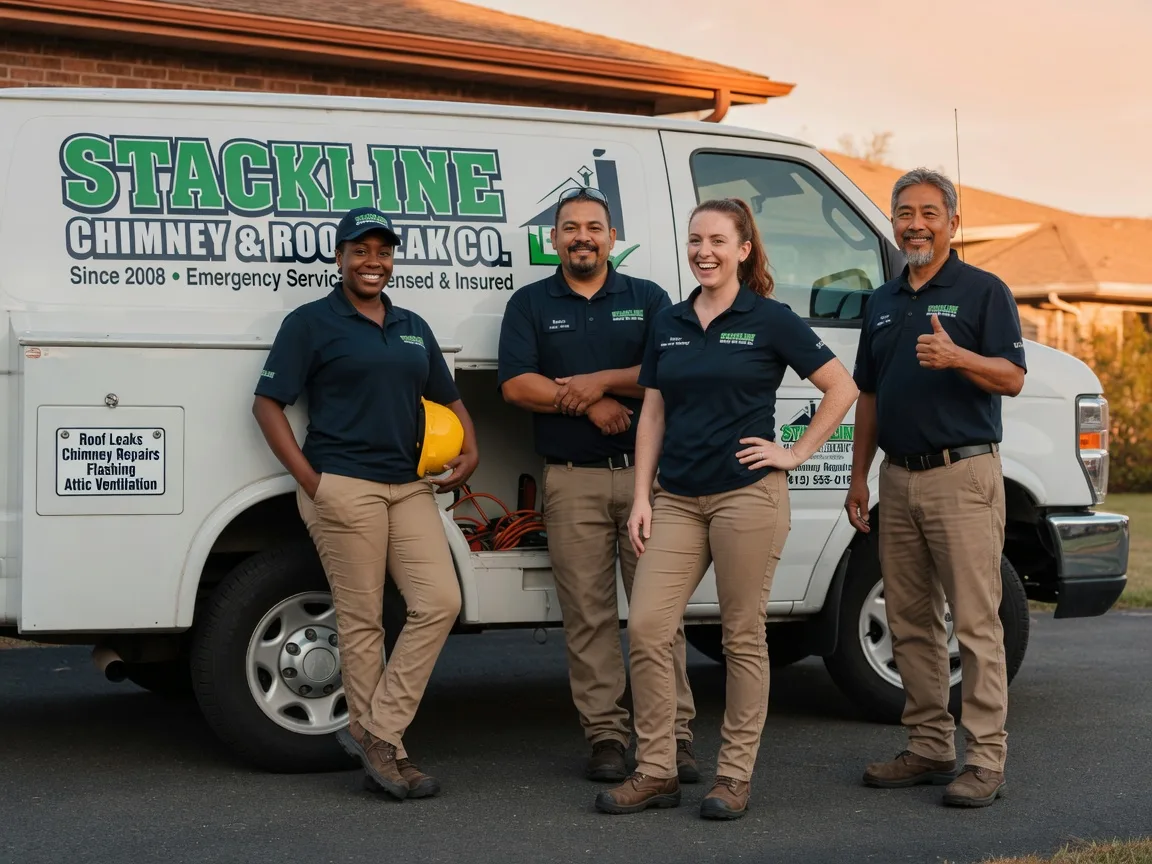 Chimney flashing repair company in Denver, IN